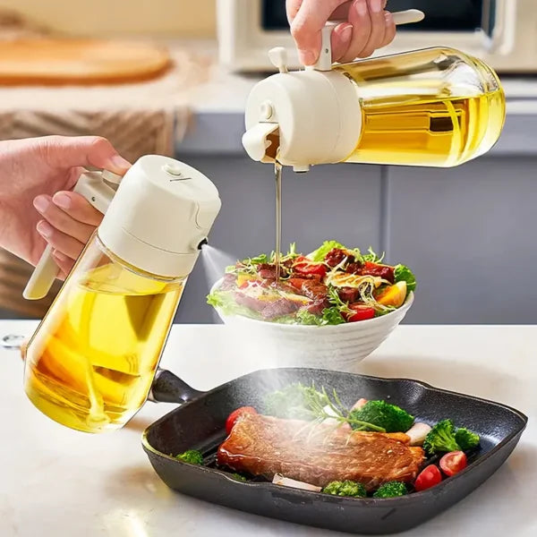 2 in 1 Oil Dispenser & Spray Jug - 470ML