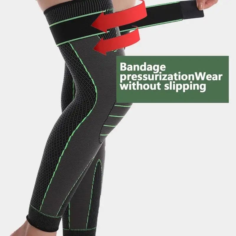 Long Compression Knee Sleeve Braces For Pain Relief