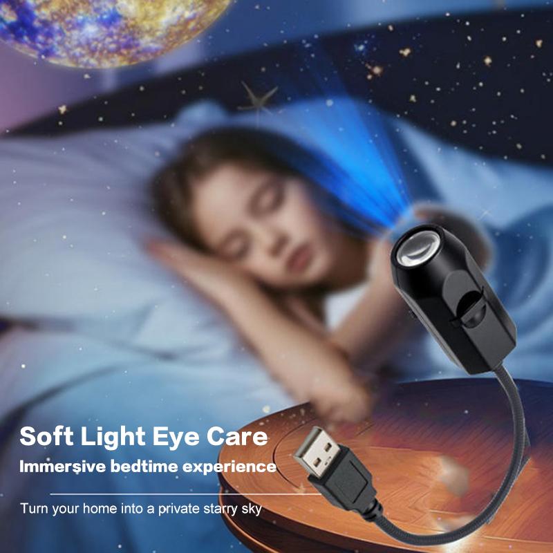 MOON ROOF LIGHT FOR NIGHT WITH 6 DIFFERENT GALAXY LENS