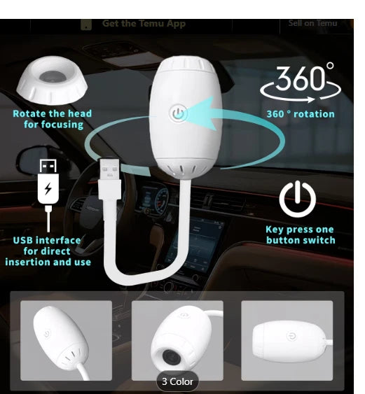 galaxy light project wireless usb